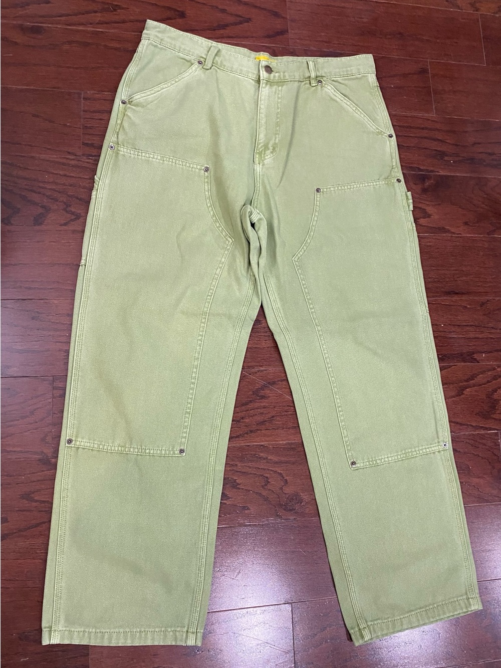 GOLF Wang Workwear Pants Green Cotton Canvas Tyler the Creator - Mens 34x30